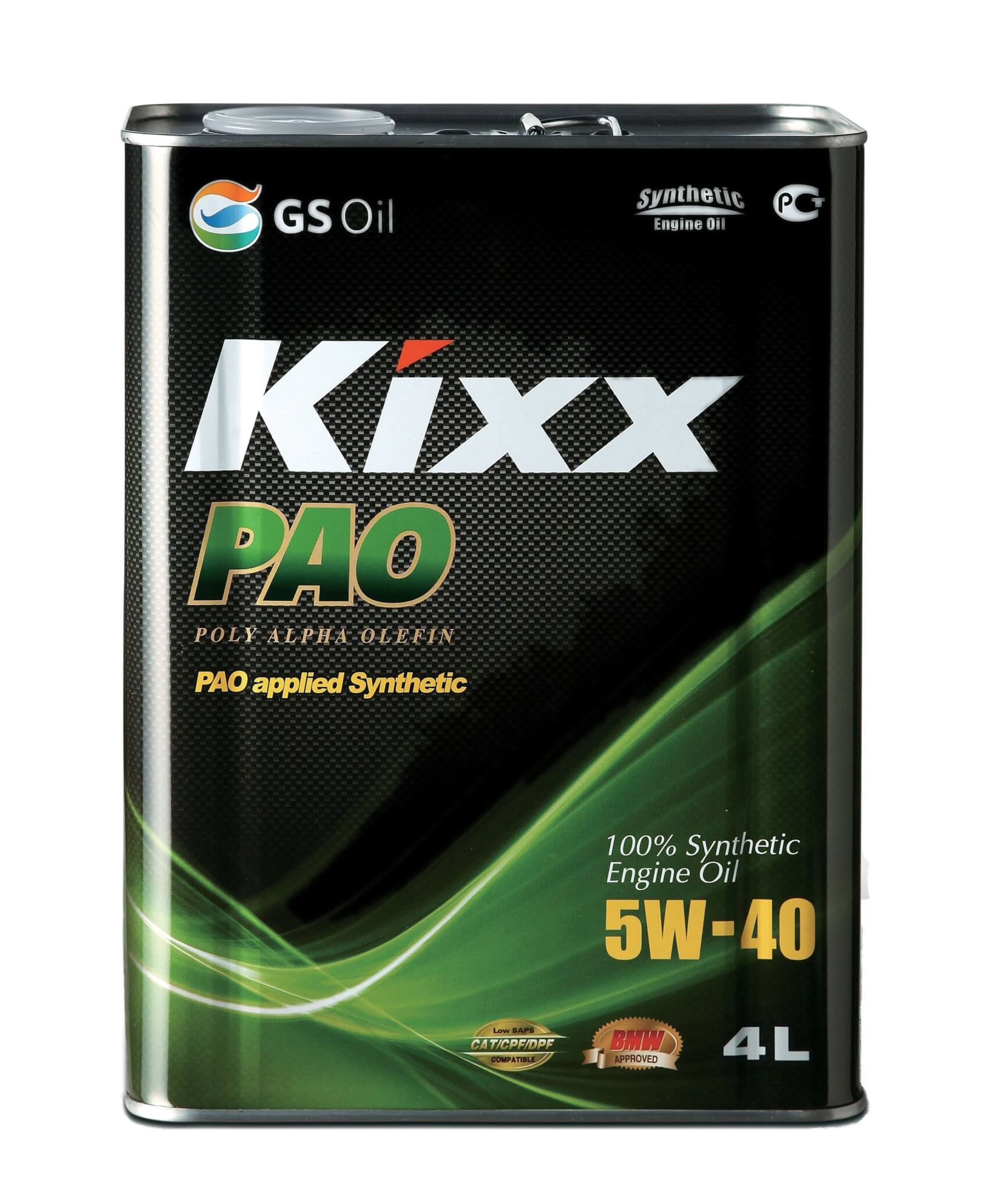 שמן מנוע סינטטי ‏PAO 5W40 ‏4 ליטר ‏KIXX – אתר KIXX פרומט